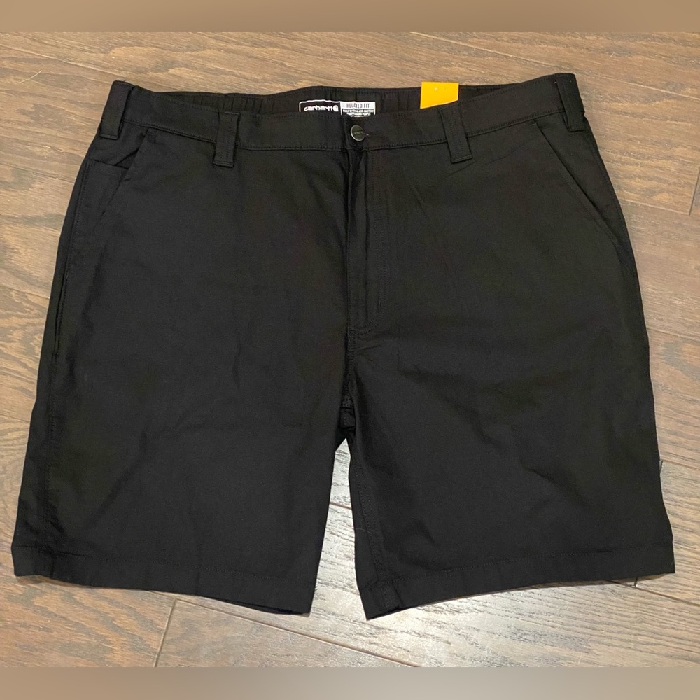 Carhartt Men’s Force Relaxed Fit Twill 5 Pocket Black Work Shorts - Size 40 NWT